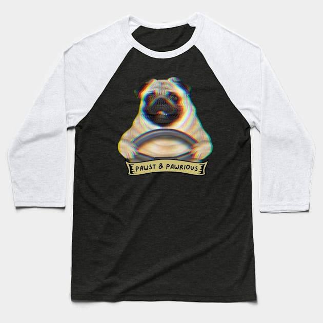 driver pug Baseball T-Shirt by Yas R